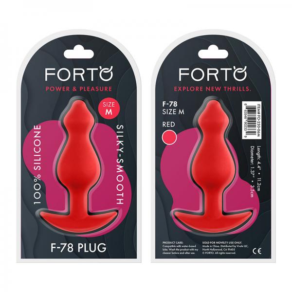 FORTO F-78 Pointee Plug Red Medium