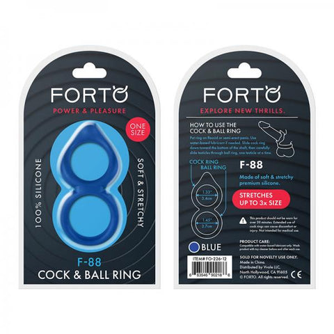 FORTO F-88 Double C-Ring Blue