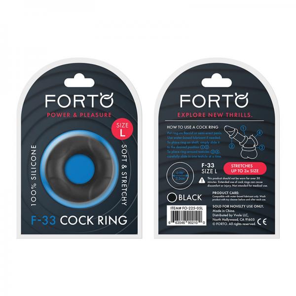 FORTO F-33 C-Ring 25mm Black Large