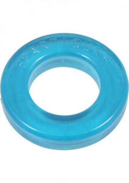 Spartacus Elastomer Cock Ring - Metro Blue
