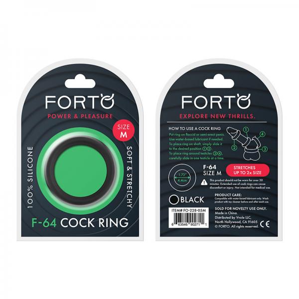 FORTO F-64 C-Ring 45mm Wide Black Medium