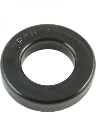 Spartacus Elastomer Cock Ring - Metro Black