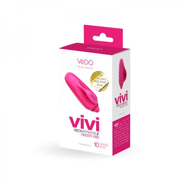 VeDO VIVI Rechargeable Finger Vibe - Foxy Pink