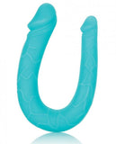 Silicone Double Dong Ac/dc Dong Teal