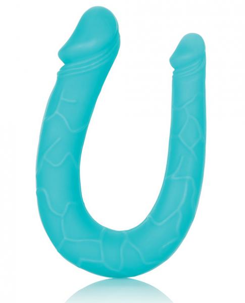 Silicone Double Dong Ac/dc Dong Teal