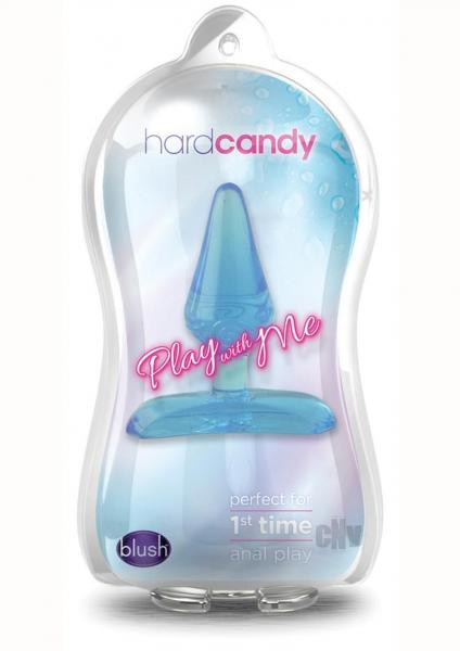 Blush Play With Me Hard Candy Anal Toy - Blue