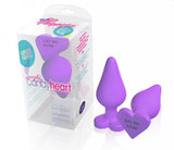 Blush Play With Me Naughty Candy Heart Do Me Now Plug - Purple