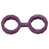 Japanese Bondage Silicone Cuffs Small - Purple