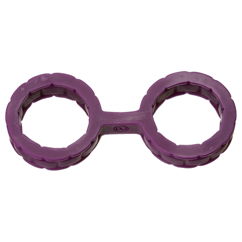 Japanese Bondage Silicone Cuffs Small - Purple