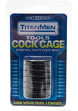 Titanmen Cock Cage Black