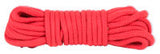 Japanese Style Bondage Cotton Rope - Red