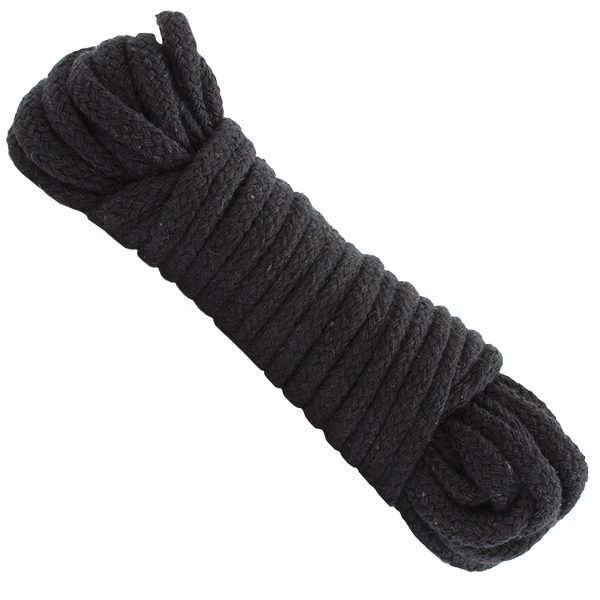 Japanese Style Bondage Cotton Rope - Black