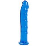 Jelly Jewel Dong With Suction Cup - Sapphire