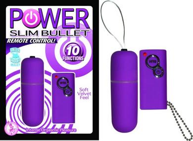 Power Slim Bullet Remote Control (Purp)