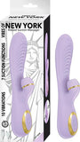 VIBES OF NEW YORK RIBBED SUCTION MASSAGER LAVENDER