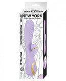 VIBES OF NEW YORK RIBBED SUCTION MASSAGER LAVENDER