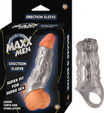 Maxx Men Erection Sleeve - Clear