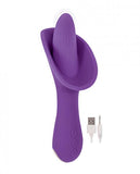 Devine Vibes Vibro Tongue Clit Hugger Pu
