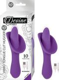 Devine Vibes Vibro Tongue Clit Hugger Pu