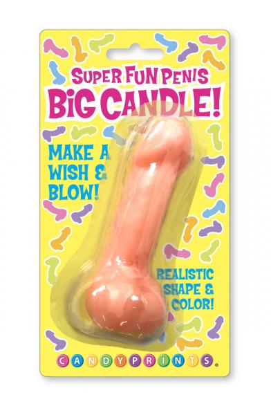 Super Fun Big Penis Candle - Flesh