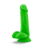 Blush Neo Dual Density 6 Cock - Neon Green