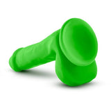 Blush Neo Dual Density 6 Cock - Neon Green