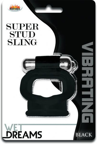 Wet Dreams Super Stud Sling - Black