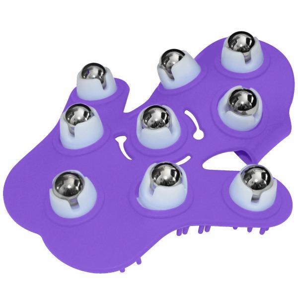 Fuzu Glove Massager - Neon Purple