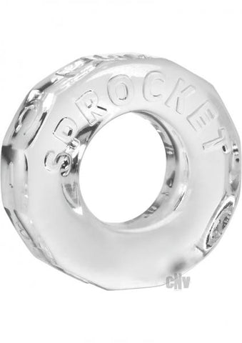 Oxballs Atomic Jock Sprocket Cockring - Clear