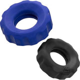 Hunky Junk Cog Ring 2 Size Double Pack - Cobalt & Tar Pack of 2