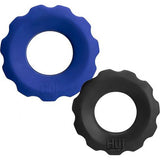 Hunky Junk Cog Ring 2 Size Double Pack - Cobalt & Tar Pack of 2