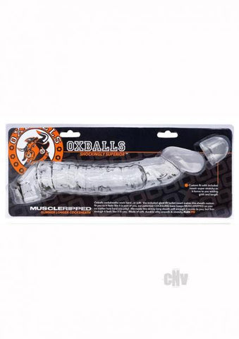 Oxballs Muscle Ripped Cocksheath - Clear