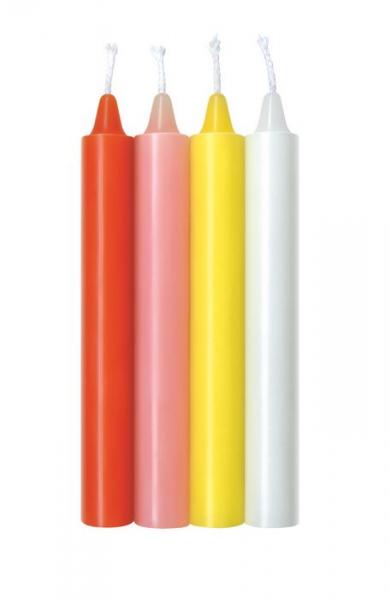 The 9 Warm Drip Candles Pastel 4pk