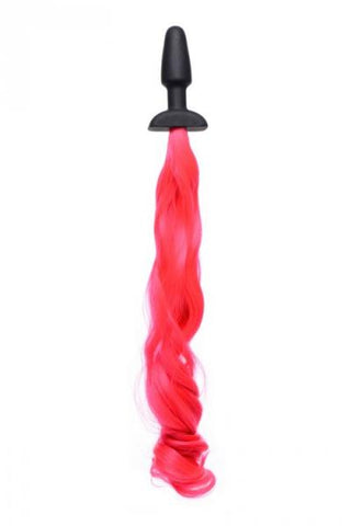 Tailz Pony Tail Anal Plug Hot Pink