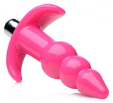 Frisky Bubbling Pink Ribbed Anal Plug