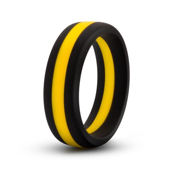 Blush Performance Silicone Go Pro Cock Ring - Black/Gold