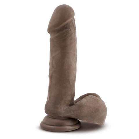 Au Naturel 8 Sensa Feel Dildo - Chocolate