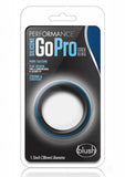 Blush Performance Silicone Go Pro Cock Ring - Black/Blue