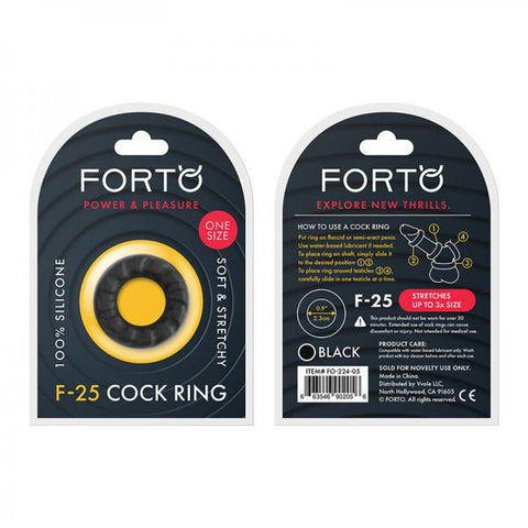 FORTO F-25 C-Ring 23mm Black