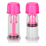 Nipple Play Vacuum Twist Suckers - Pink