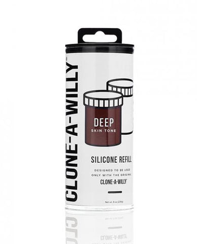 Clone-a-Willy Silicone Refill - Deep Skin Tone