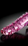 Icicles No 24 Glass Dong 6 Inches - Pink