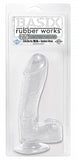 Basix Dong Suction Cup 7.5 Inches Clear