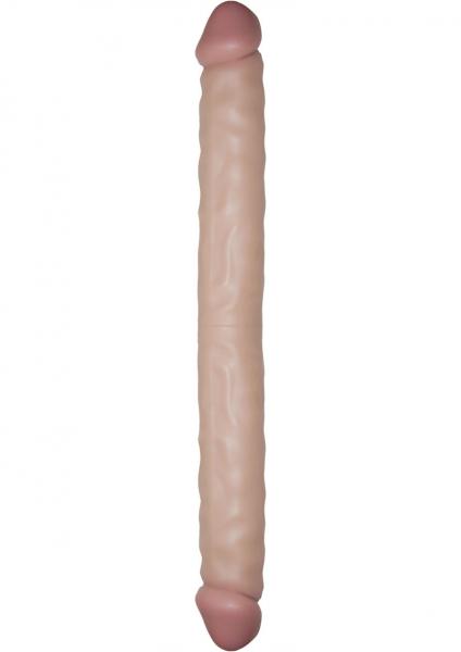 Real Skin All American Whoppers Double Dong 18" - Beige