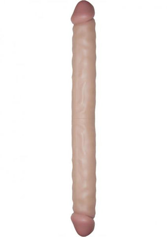 Real Skin All American Whoppers Double Dong 18" - Beige