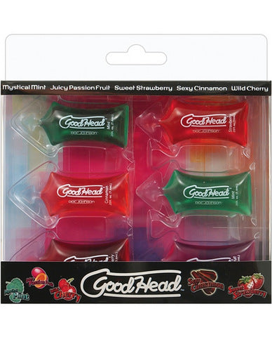 Goodhead Oral Sex Gel Pillow Paks 6 Pack