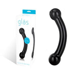 Glas Double Bull Black Dildo