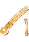 Glas Orange Tickler Glass Dildo