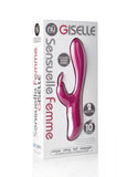 Sensuelle Giselle 10 Fuction 3 Speed Rechargeable Silicone Magenta