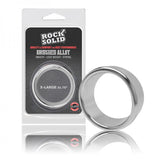 Rock Solid Brushed Alloy X-large (2in X .75in) Silver